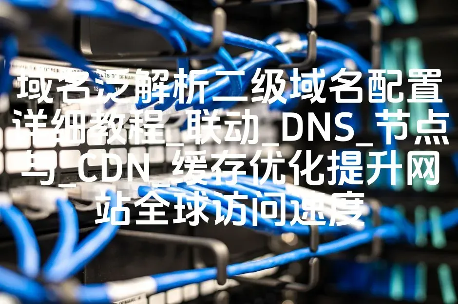 域名泛解析二级域名配置详细教程_联动_DNS_节点与_CDN_缓存优化提升网站全球访问速度
