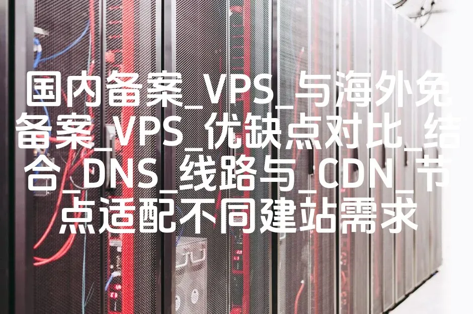 国内备案_VPS_与海外免备案_VPS_优缺点对比_结合_DNS_线路与_CDN_节点适配不同建站需求