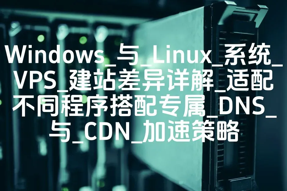 Windows_与_Linux_系统_VPS_建站差异详解_适配不同程序搭配专属_DNS_与_CDN_加速策略