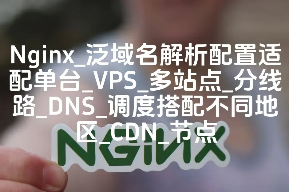 Nginx_泛域名解析配置适配单台_VPS_多站点_分线路_DNS_调度搭配不同地区_CDN_节点