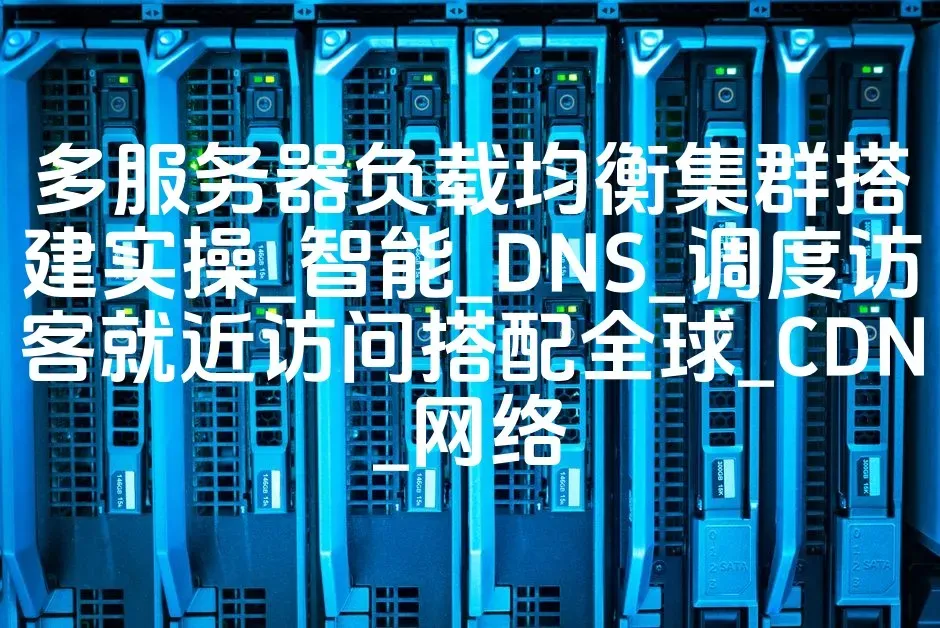 多服务器负载均衡集群搭建实操_智能_DNS_调度访客就近访问搭配全球_CDN_网络