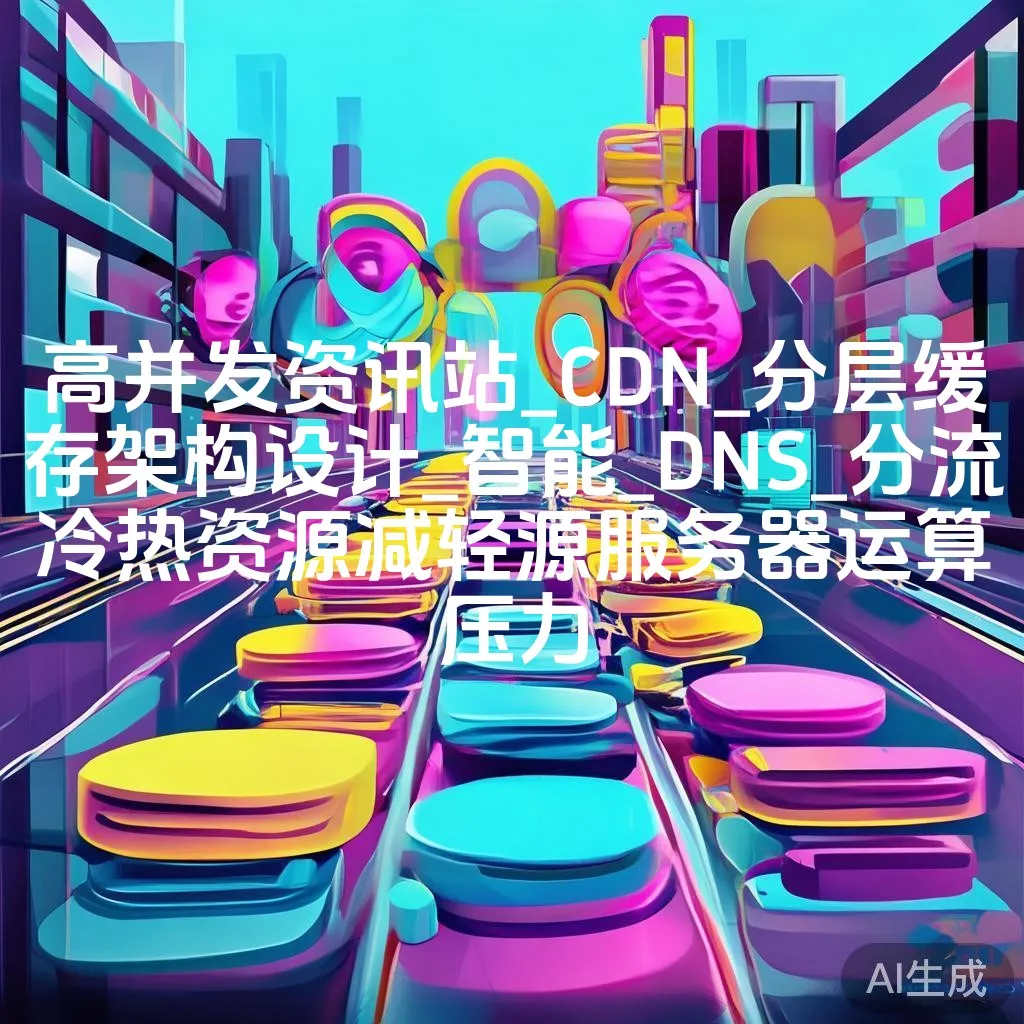 高并发资讯站_CDN_分层缓存架构设计_智能_DNS_分流冷热资源减轻源服务器运算压力