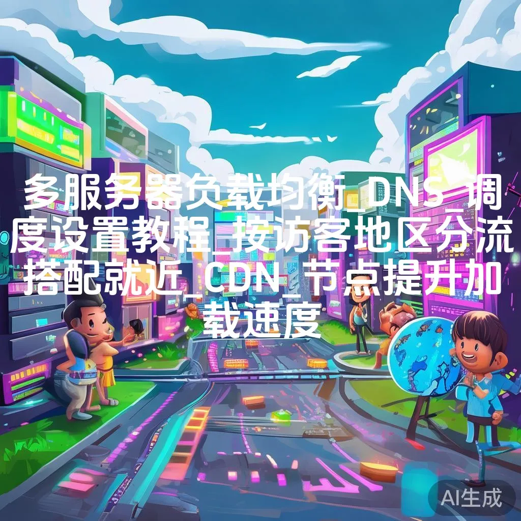 多服务器负载均衡_DNS_调度设置教程_按访客地区分流搭配就近_CDN_节点提升加载速度