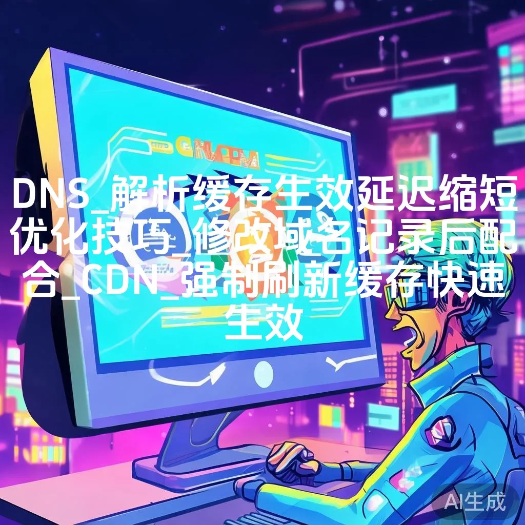 DNS_解析缓存生效延迟缩短优化技巧_修改域名记录后配合_CDN_强制刷新缓存快速生效