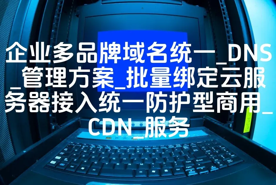 企业多品牌域名统一_DNS_管理方案_批量绑定云服务器接入统一防护型商用_CDN_服务