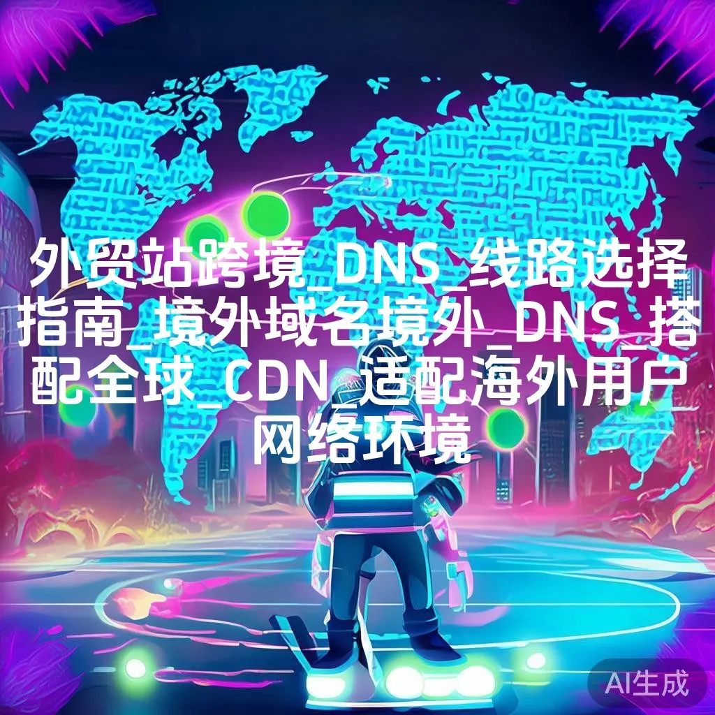 外贸站跨境_DNS_线路选择指南_境外域名境外_DNS_搭配全球_CDN_适配海外用户网络环境