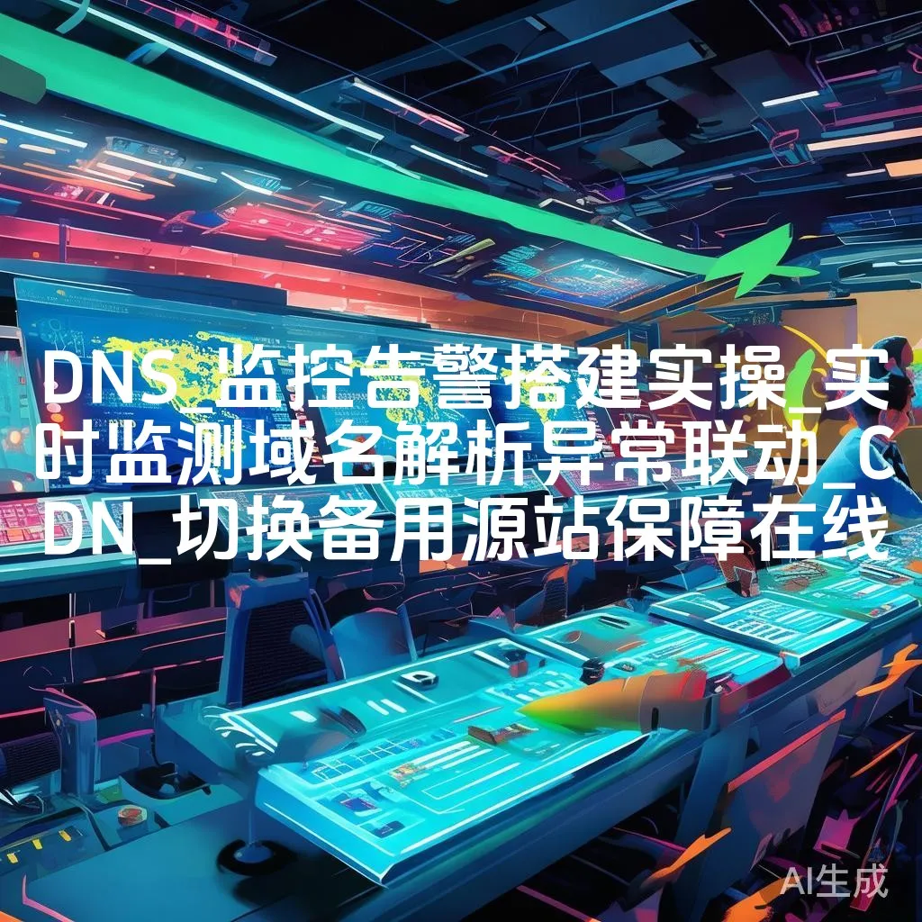 DNS_监控告警搭建实操_实时监测域名解析异常联动_CDN_切换备用源站保障在线